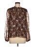 Current Air Brown Long Sleeve Blouse Size M - photo 1