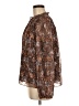 Current Air Brown Long Sleeve Blouse Size M - photo 5