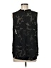 CAbi Camo Black Sleeveless Button-Down Shirt Size M - photo 1