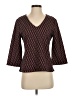 Ann Taylor Brown 3/4 Sleeve Top Size S - photo 1