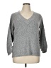 Fever Metallic Gray Pullover Sweater Size XL - photo 1