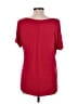 Spense Red Short Sleeve Top Size L - photo 2