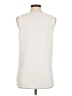 Theory 100% Polyester Ivory Sleeveless Blouse Size M - photo 2