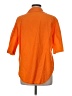 Unbranded Orange 3/4 Sleeve Button-Down Shirt Size M - photo 2