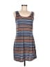 Shein Stripes Gray Casual Dress Size 6 - photo 1