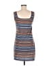Shein Stripes Gray Casual Dress Size 6 - photo 2