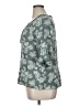 Naif Floral Green Gray 3/4 Sleeve Blouse Size 1X (estimated) - photo 5