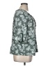 Naif Floral Green Gray 3/4 Sleeve Blouse Size 1X (estimated) - photo 4