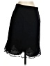Zara 100% Lana Wool Solid Black Wool Skirt Size S - photo 1