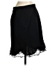 Zara 100% Lana Wool Solid Black Wool Skirt Size S - photo 2