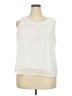 Elle 100% Polyester White Sleeveless Blouse Size XXL - photo 1