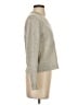Minnie Rose Metallic Silver Pullover Sweater Size S - photo 4