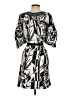 BCBGMAXAZRIA Print Gray Casual Dress Size S - photo 2
