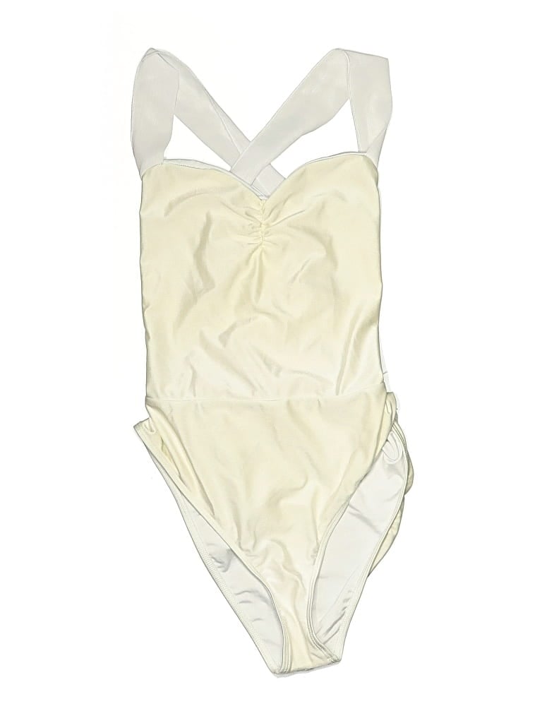Pre-owned Dippin' Daisy's Swimwear Bodysuit In White