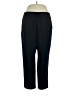 Talbots 100% Polyester Solid Blue Black Casual Pants Size XL - photo 1