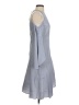 Scripted Gray Blue Cocktail Dress Size S - photo 4