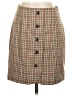 1.State Plaid Brown Casual Skirt Size 2 - photo 1