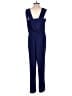 Assorted Brands Solid Blue Jumpsuit Size S - photo 2