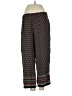 Chico's Design 100% Rayon Print Black Casual Pants Size Sm (0) - photo 2