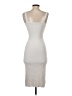 Merokeety 100% Polyamide Ivory Cocktail Dress Size XS - photo 2