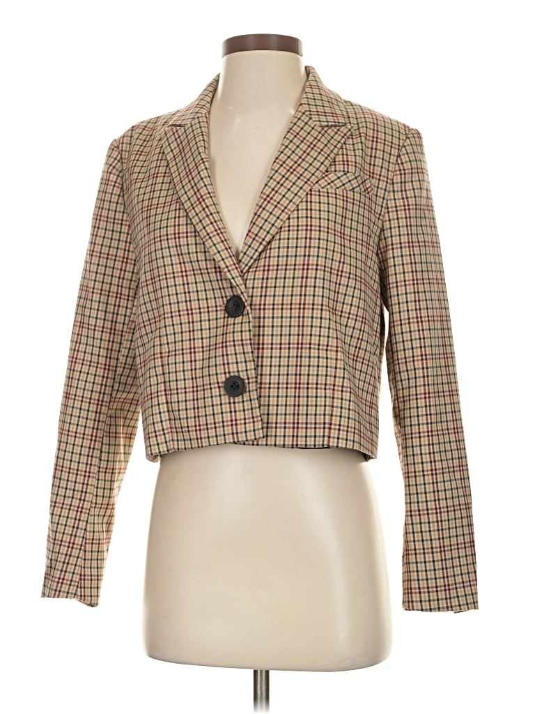 Pre-owned 1.state Blazer Jacket In Brown