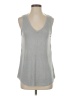 Young at Heart 100% Polyester Gray Sleeveless T-Shirt Size S - photo 1