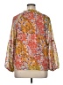 By Design 100% Polyester Orange 3/4 Sleeve Blouse Size XL - photo 2