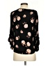Everly 100% Rayon Black 3/4 Sleeve Blouse Size S - photo 2