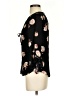 Everly 100% Rayon Black 3/4 Sleeve Blouse Size S - photo 5