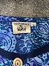 Very Vineyard 100% Rayon Blue 3/4 Sleeve Blouse Size S - photo 7