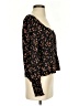 ABound 100% Viscose Black Long Sleeve Top Size S - photo 4