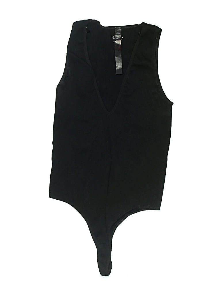 Pre-owned Out From Under Bodysuit In Black