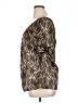 Allison Taylor 100% Polyester Brown 3/4 Sleeve Blouse Size M - photo 5