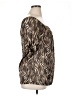 Allison Taylor 100% Polyester Brown 3/4 Sleeve Blouse Size M - photo 4