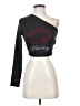 Shein Black Long Sleeve Top Size S - photo 1