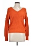 Shein Curve 100% Polyester Orange Pullover Sweater Size 16 Plus (2) - photo 1