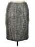 St. John Tweed Gray Silver Wool Skirt Size 14 - photo 1