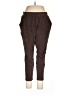Lands' End Solid Brown Casual Pants Size 1X - photo 1