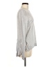 Susina Gray Long Sleeve Top Size M - photo 4