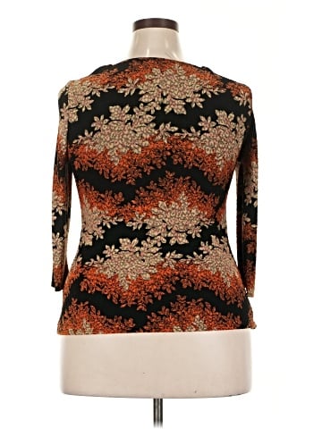 Brittany Black 3/4 Sleeve Top (view 2)