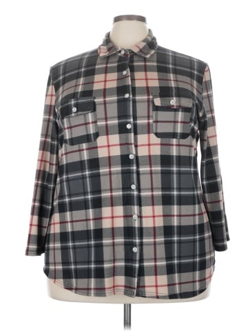 New York Laundry 3/4 Sleeve Blouse (view 1)
