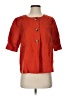 East5th 100% Polyester Orange 3/4 Sleeve Blouse Size S - photo 1