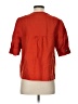 East5th 100% Polyester Orange 3/4 Sleeve Blouse Size S - photo 2