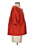 East5th 100% Polyester Orange 3/4 Sleeve Blouse Size S - photo 4