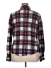 Eden & Olivia 100% Polyester Plaid Blue Long Sleeve Blouse Size XL - photo 2
