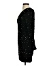 Shein 100% Polyester Stars Black Cocktail Dress Size 4 - photo 5
