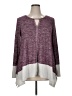 Studio M Burgundy 3/4 Sleeve T-Shirt Size XL - photo 1