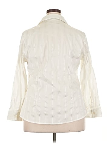 Lee 3/4 Sleeve Button-Down Shirt (view 2)