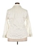 Lee Ivory 3/4 Sleeve Button-Down Shirt Size 2X - photo 2