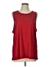 Athletech 100% Polyester Red Sleeveless T-Shirt Size L - photo 1